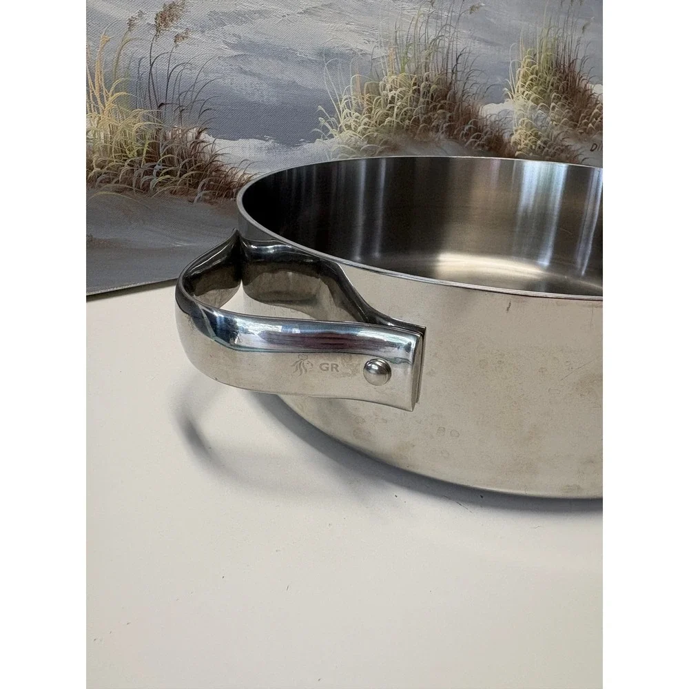 Gordon Ramsay Professional Stainless Steel Saute Pan 10 Inch‎ Helper Handle